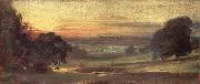 John Constable The Valley of the Stour at sunset 31 October1812 oil painting